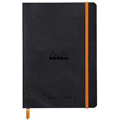 Rhodia 117742C Carnet Souple Goalbook Noir A5 14,8 x 21 cm Dot 240 pages - Publicité Rhodia 117742C Carnet Souple Goalbook Noir A5 14,8 x 21 cm Dot 240 pages - Publicité
