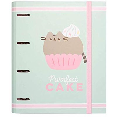Grupo Erik Classeur A4 4 Anneaux Pusheen Foodie Fourniture Scolaire - Publicité Grupo Erik Classeur A4 4 Anneaux Pusheen Foodie Fourniture Scolaire - Publicité
