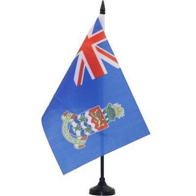 AZ FLAG Drapeau De Table Iles Caïmans 21x14 cm Petit Drapeau Caïmanien De Bureau 100% Polyester Avec Hampe De 25cm Et Socle En Plastique Noir - Publicité AZ FLAG Drapeau De Table Iles Caïmans 21x14 cm Petit Drapeau Caïmanien De Bureau 100% Polyester Avec Hampe De 25cm Et Socle En Plastique Noir - Publicité