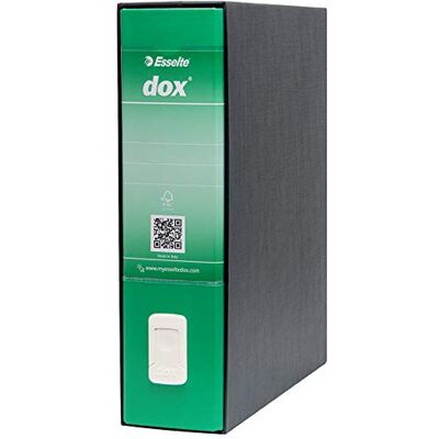 Rexel Esselte Dox 1 Classeur à Levier A4 Vert - Publicité Rexel Esselte Dox 1 Classeur à Levier A4 Vert - Publicité