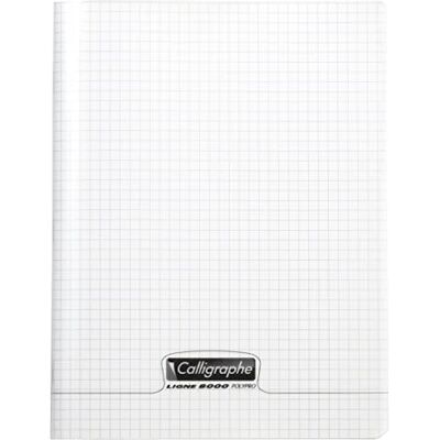 Calligraphe 18341C Un Cahier Agrafé Incolore (une Marque de Clairefontaine) 17x22 cm 192 Pages Petits Carreaux Papier Blanc 90 g Couverture Polypro Transparent - Publicité Calligraphe 18341C Un Cahier Agrafé Incolore (une Marque de Clairefontaine) 17x22 cm 192 Pages Petits Carreaux Papier Blanc 90 g Couverture Polypro Transparent - Publicité
