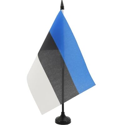AZ FLAG Drapeau De Table Estonie 21x14 cm Petit Drapeau Estonien De Bureau 100% Polyester Avec Hampe De 25cm Et Socle En Plastique Noir - Publicité AZ FLAG Drapeau De Table Estonie 21x14 cm Petit Drapeau Estonien De Bureau 100% Polyester Avec Hampe De 25cm Et Socle En Plastique Noir - Publicité