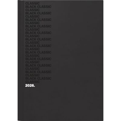 BRUNNEN Agenda 795 2026 « Black Classic » en plastique Format A5 - Publicité BRUNNEN Agenda 795 2026 « Black Classic » en plastique Format A5 - Publicité