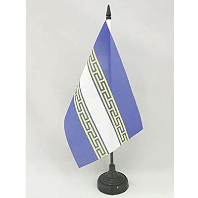 AZ FLAG Drapeau De Table Marne 21x14 cm Petit Drapeau Du Département De La Marne De Bureau 100% Polyester Avec Hampe De 25cm Et Socle En Plastique Noir - Publicité AZ FLAG Drapeau De Table Marne 21x14 cm Petit Drapeau Du Département De La Marne De Bureau 100% Polyester Avec Hampe De 25cm Et Socle En Plastique Noir - Publicité