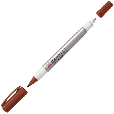 SAKURA IDENTI-PEN EXTRA-FIN DBLE POINTE BRUN - Publicité SAKURA IDENTI-PEN EXTRA-FIN DBLE POINTE BRUN - Publicité
