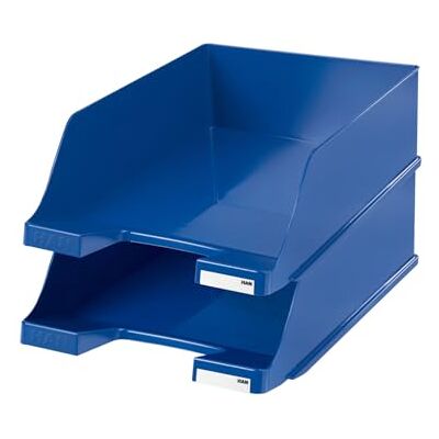 HAN vaschetta portacorrispondenza, Extra Alto, Moderno, elegante, Trasparente E LUCIDA Blau, 2 Pezzi - Publicité HAN vaschetta portacorrispondenza, Extra Alto, Moderno, elegante, Trasparente E LUCIDA Blau, 2 Pezzi - Publicité