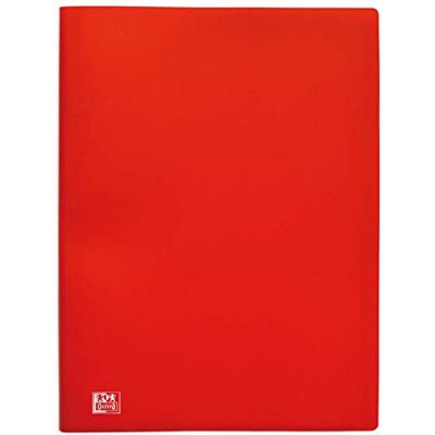 Oxford Protège-Documents Initial A4 80 vues / 40 Pochettes Couverture Polypro Rouge - Publicité Oxford Protège-Documents Initial A4 80 vues / 40 Pochettes Couverture Polypro Rouge - Publicité