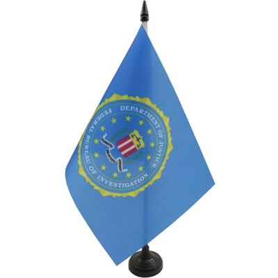 AZ FLAG Drapeau De Table FBI des Etats-Unis 21x14 cm Petit Drapeau Du Federal Bureau Of Investigation De Bureau 100% Polyester Avec Hampe De 25cm Et Socle En Plastique Noir - Publicité AZ FLAG Drapeau De Table FBI des Etats-Unis 21x14 cm Petit Drapeau Du Federal Bureau Of Investigation De Bureau 100% Polyester Avec Hampe De 25cm Et Socle En Plastique Noir - Publicité