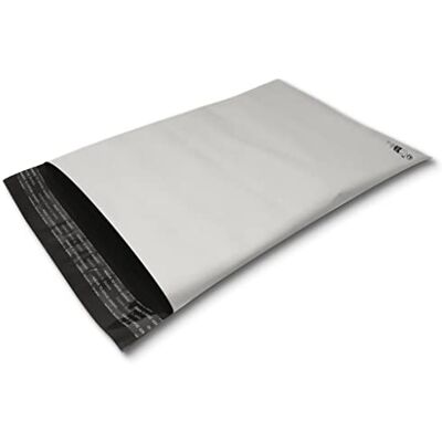 UNIVERS GRAPHIQUE lot de 50 Enveloppes Plastique d'expédition 230 x 320 + 45 mm de rabat enveloppe blanches opaques indéchirable pour envoi de produits - Publicité UNIVERS GRAPHIQUE lot de 50 Enveloppes Plastique d'expédition 230 x 320 + 45 mm de rabat enveloppe blanches opaques indéchirable pour envoi de produits - Publicité