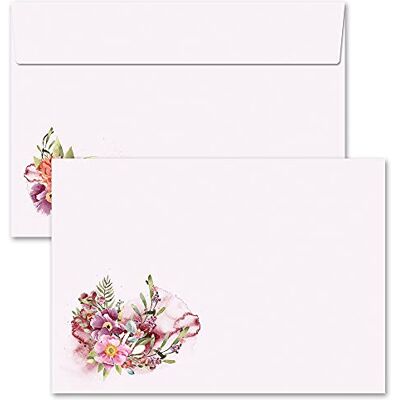 Paper-Media Enveloppes Été, L'HEURE DES FLEURS 10 enveloppes DIN C6 (162x114 mm) - Publicité Paper-Media Enveloppes Été, L'HEURE DES FLEURS 10 enveloppes DIN C6 (162x114 mm) - Publicité