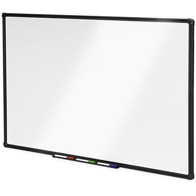 KARAT Tableau Blanc effaçable Onyx Panneaux Magnétique avec Cadre Noir en Aluminium Ardoise velleda laqué 80x110 cm Tableau aimanté Mural résistant aux Rayures Inclus matériel de Montage - Publicité KARAT Tableau Blanc effaçable Onyx Panneaux Magnétique avec Cadre Noir en Aluminium Ardoise velleda laqué 80x110 cm Tableau aimanté Mural résistant aux Rayures Inclus matériel de Montage - Publicité