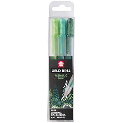 SAKURA Gelly Roll Metallic Forest Lot de 3 stylos - Publicité SAKURA Gelly Roll Metallic Forest Lot de 3 stylos - Publicité