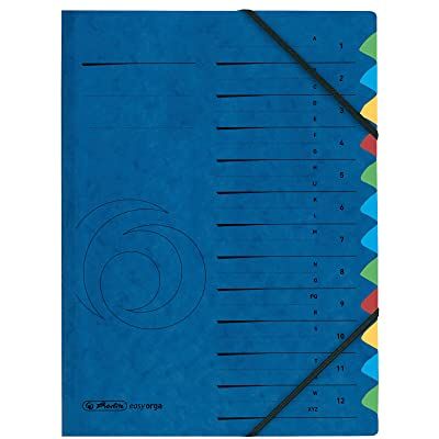 herlitz 5001128 Trieur A4 Colorspan avec onglets 1-12 et A-Z 355 g/m² (Import Allemagne) - Publicité herlitz 5001128 Trieur A4 Colorspan avec onglets 1-12 et A-Z 355 g/m² (Import Allemagne) - Publicité