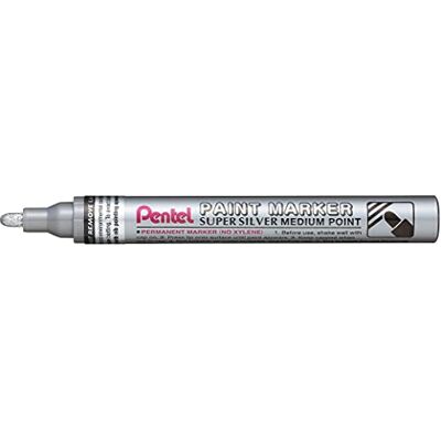 Pentel Marqueur vernis PAINT MARKER MMP10, argent - Publicité Pentel Marqueur vernis PAINT MARKER MMP10, argent - Publicité