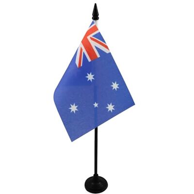 AZ FLAG Drapeau De Table Australie 15x10 cm Mini Drapeau Australien De Bureau 100% Polyester Avec Hampe De 25cm Et Socle En Plastique Noir - Publicité AZ FLAG Drapeau De Table Australie 15x10 cm Mini Drapeau Australien De Bureau 100% Polyester Avec Hampe De 25cm Et Socle En Plastique Noir - Publicité