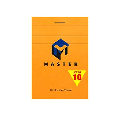 Calligraphe 10707C Un Lot de 10 Blocs Master Agrafés en Tête Oranges (une Marque de Clairefontaine) A7 7,4x10,5 cm 100 Feuilles Petits Carreaux Papier 70 g Couverture Carte Enduite - Publicité Calligraphe 10707C Un Lot de 10 Blocs Master Agrafés en Tête Oranges (une Marque de Clairefontaine) A7 7,4x10,5 cm 100 Feuilles Petits Carreaux Papier 70 g Couverture Carte Enduite - Publicité