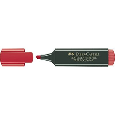 Faber-Castell 154821 Marqueur Rouge - Publicité Faber-Castell 154821 Marqueur Rouge - Publicité