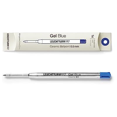 LEUCHTTURM1917 Drehgriffel 368526 Recharge pour stylo gel Noir 0,5 mm Bleu - Publicité LEUCHTTURM1917 Drehgriffel 368526 Recharge pour stylo gel Noir 0,5 mm Bleu - Publicité
