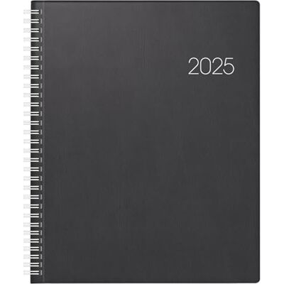 BRUNNEN Agenda modèle Manager Wt 7 weektimer (2025), 2 pages = 1 semaine, 210 × 260 mm, 160 pages, couverture en plastique, intérieur en film rigide, noir - Publicité BRUNNEN Agenda modèle Manager Wt 7 weektimer (2025), 2 pages = 1 semaine, 210 × 260 mm, 160 pages, couverture en plastique, intérieur en film rigide, noir - Publicité
