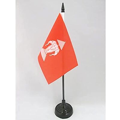 AZ FLAG Drapeau De Table Laos Ancien 15x10 cm Mini Drapeau Laosien De Bureau 100% Polyester Avec Hampe De 25cm Et Socle En Plastique Noir - Publicité AZ FLAG Drapeau De Table Laos Ancien 15x10 cm Mini Drapeau Laosien De Bureau 100% Polyester Avec Hampe De 25cm Et Socle En Plastique Noir - Publicité