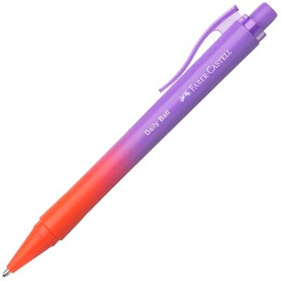Faber-Castell 140682 Stylo à bille Daily Ball Punchy Melon, 1 pièce, avec recharge XB remplaçable, indélébile - Publicité Faber-Castell 140682 Stylo à bille Daily Ball Punchy Melon, 1 pièce, avec recharge XB remplaçable, indélébile - Publicité