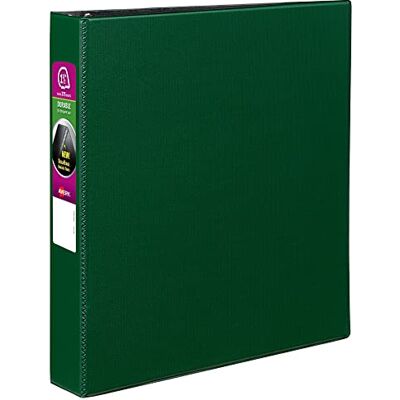 Avery Durable Classeur à 3 anneaux, anneaux inclinés de 3,8 cm, 1 classeur vert (27353) - Publicité Avery Durable Classeur à 3 anneaux, anneaux inclinés de 3,8 cm, 1 classeur vert (27353) - Publicité
