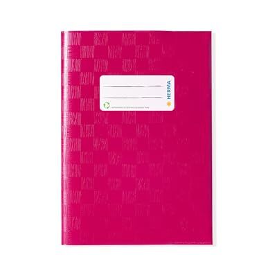 HERMA 7432 Lot de 25 couvertures pour cahiers DIN A5 Avec étiquette de nom Effet raphia Film de polypropylène résistant et lavable Rose - Publicité HERMA 7432 Lot de 25 couvertures pour cahiers DIN A5 Avec étiquette de nom Effet raphia Film de polypropylène résistant et lavable Rose - Publicité