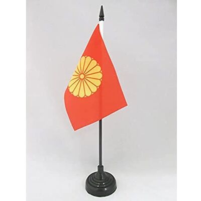 AZ FLAG Drapeau De Table Japon Impérial 15x10 cm Mini Drapeau Japonais De Bureau 100% Polyester Avec Hampe De 25cm Et Socle En Plastique Noir - Publicité AZ FLAG Drapeau De Table Japon Impérial 15x10 cm Mini Drapeau Japonais De Bureau 100% Polyester Avec Hampe De 25cm Et Socle En Plastique Noir - Publicité
