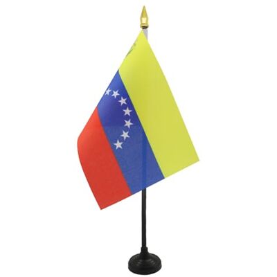 AZ FLAG Mini Drapeau Vénézuela De Table 15x10 cm Drapeau Vénézuelien De Bureau 100% Polyester Avec Hampe Pointe Dorée 25cm - Publicité AZ FLAG Mini Drapeau Vénézuela De Table 15x10 cm Drapeau Vénézuelien De Bureau 100% Polyester Avec Hampe Pointe Dorée 25cm - Publicité