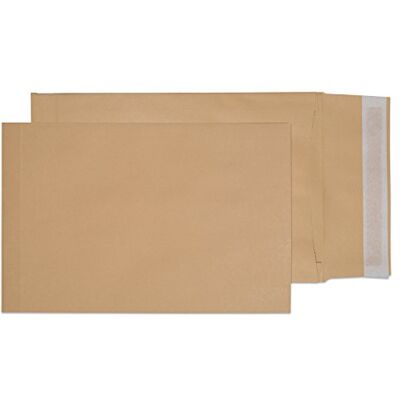 Blake Purely Lot de 125 enveloppes avec soufflet et patte autocollante Papier kraft Format B4 352 x 250 x 50 mm - Publicité Blake Purely Lot de 125 enveloppes avec soufflet et patte autocollante Papier kraft Format B4 352 x 250 x 50 mm - Publicité