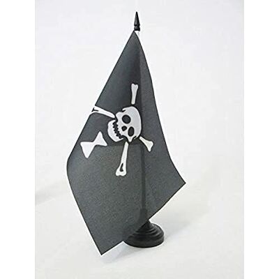 AZ FLAG Drapeau De Table Pirate Emanuel Wynne 21x14 cm Petit Drapeau Corsaire De Bureau 100% Polyester Avec Hampe De 25cm Et Socle En Plastique Noir - Publicité AZ FLAG Drapeau De Table Pirate Emanuel Wynne 21x14 cm Petit Drapeau Corsaire De Bureau 100% Polyester Avec Hampe De 25cm Et Socle En Plastique Noir - Publicité