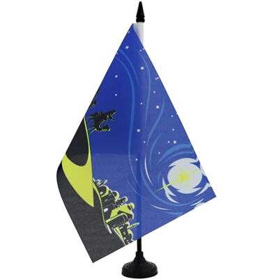 AZ FLAG Drapeau De Table Bethlehem avec rois mages 21x14 cm Petit Drapeau De Jesus De Bureau 100% Polyester Avec Hampe De 25cm Et Socle En Plastique Noir - Publicité AZ FLAG Drapeau De Table Bethlehem avec rois mages 21x14 cm Petit Drapeau De Jesus De Bureau 100% Polyester Avec Hampe De 25cm Et Socle En Plastique Noir - Publicité