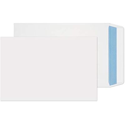 Blake Everyday enveloppe (28 x 18.5cm) lot de 250 unités 100 GSM enveloppes blanches avec bande autocollante certifié PEFC et écologique pack múltiple papeterie Modèle 1086 - Publicité Blake Everyday enveloppe (28 x 18.5cm) lot de 250 unités 100 GSM enveloppes blanches avec bande autocollante certifié PEFC et écologique pack múltiple papeterie Modèle 1086 - Publicité