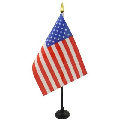 AZ FLAG Mini Drapeau Etats-Unis De Table 15x10 cm Drapeau Américain De Bureau 100% Polyester Avec Hampe Pointe Dorée 25cm - Publicité AZ FLAG Mini Drapeau Etats-Unis De Table 15x10 cm Drapeau Américain De Bureau 100% Polyester Avec Hampe Pointe Dorée 25cm - Publicité