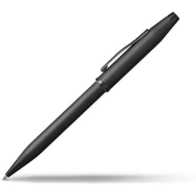 CROSS Century Black Micro Knurl and Matte PVD Ballpoint Pen - Publicité CROSS Century Black Micro Knurl and Matte PVD Ballpoint Pen - Publicité