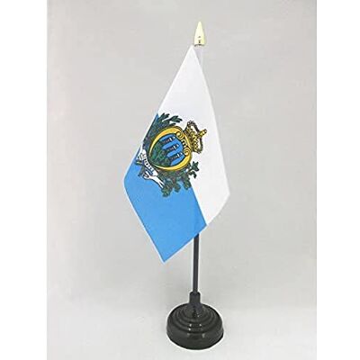 AZ FLAG Mini Drapeau Saint Marin sans armoiries De Table 15x10 cm Drapeau Civil Saint-Marinais De Bureau 100% Polyester Avec Hampe Pointe Dorée 25cm - Publicité AZ FLAG Mini Drapeau Saint Marin sans armoiries De Table 15x10 cm Drapeau Civil Saint-Marinais De Bureau 100% Polyester Avec Hampe Pointe Dorée 25cm - Publicité