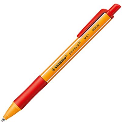 STABILO pointball Rouge Stylo écologique neutre en CO2 - 6 Couleurs - Publicité STABILO pointball Rouge Stylo écologique neutre en CO2 - 6 Couleurs - Publicité