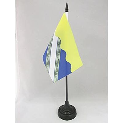 AZ FLAG Drapeau De Table Aube 15x10 cm Mini Drapeau Du Département De L'Aube De Bureau 100% Polyester Avec Hampe De 25cm Et Socle En Plastique Noir - Publicité AZ FLAG Drapeau De Table Aube 15x10 cm Mini Drapeau Du Département De L'Aube De Bureau 100% Polyester Avec Hampe De 25cm Et Socle En Plastique Noir - Publicité