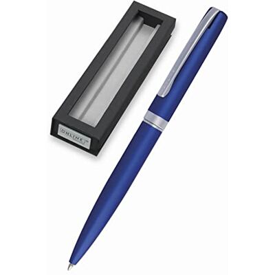 Online stylo à bille Eleganza │ stylo-bille en métal │ stylo à bille rétractable en coffret cadeau │ recharge remplaçable │ encre noire │ étui exclusif, cadeau parfait, couleur bleu - Publicité Online stylo à bille Eleganza │ stylo-bille en métal │ stylo à bille rétractable en coffret cadeau │ recharge remplaçable │ encre noire │ étui exclusif, cadeau parfait, couleur bleu - Publicité