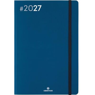 Oberthur 1 Agenda Semainier 25 NEO FLEX Janvier 2027 à Décembre 2027 Dimension 16 x 24 cm Couverture Bleu Marine Bilingue - Publicité Oberthur 1 Agenda Semainier 25 NEO FLEX Janvier 2027 à Décembre 2027 Dimension 16 x 24 cm Couverture Bleu Marine Bilingue - Publicité