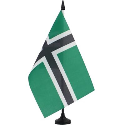 AZ FLAG Drapeau De Table Vinland Viking 21x14 cm Petit Drapeau De Vinnland De Bureau 100% Polyester Avec Hampe De 25cm Et Socle En Plastique Noir - Publicité AZ FLAG Drapeau De Table Vinland Viking 21x14 cm Petit Drapeau De Vinnland De Bureau 100% Polyester Avec Hampe De 25cm Et Socle En Plastique Noir - Publicité