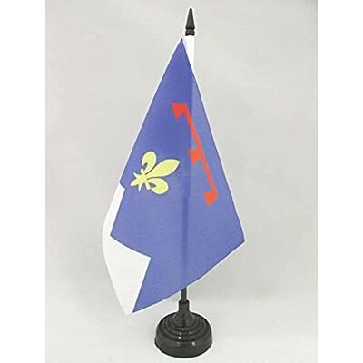 AZ FLAG Drapeau De Table Alpes-de-Haute-Provence 21x14 cm Petit Drapeau Du Département Des Alpes-De-Haute-Provence De Bureau 100% Polyester Avec Hampe De 25cm Et Socle En Plastique Noir - Publicité AZ FLAG Drapeau De Table Alpes-de-Haute-Provence 21x14 cm Petit Drapeau Du Département Des Alpes-De-Haute-Provence De Bureau 100% Polyester Avec Hampe De 25cm Et Socle En Plastique Noir - Publicité