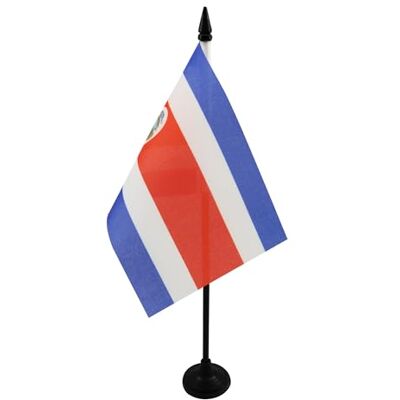 AZ FLAG Drapeau De Table Costa Rica 15x10 cm Mini Drapeau Costaricain De Bureau 100% Polyester Avec Hampe De 25cm Et Socle En Plastique Noir - Publicité AZ FLAG Drapeau De Table Costa Rica 15x10 cm Mini Drapeau Costaricain De Bureau 100% Polyester Avec Hampe De 25cm Et Socle En Plastique Noir - Publicité