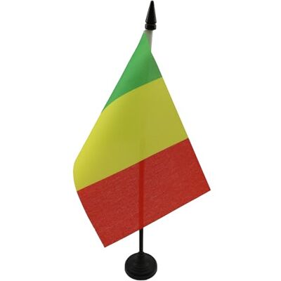 AZ FLAG Drapeau De Table Mali 15x10 cm Mini Drapeau Malien De Bureau 100% Polyester Avec Hampe De 25cm Et Socle En Plastique Noir - Publicité AZ FLAG Drapeau De Table Mali 15x10 cm Mini Drapeau Malien De Bureau 100% Polyester Avec Hampe De 25cm Et Socle En Plastique Noir - Publicité