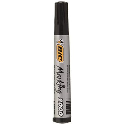BIC Marqueur Permanent MARKING 2000 Pte Ogive Large Noir - Publicité BIC Marqueur Permanent MARKING 2000 Pte Ogive Large Noir - Publicité