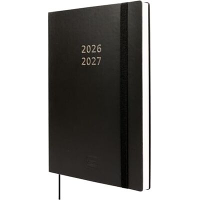 Finocam Mara Agenda 18 mois 2026 2027 Vue hebdomadaire verticale · Juillet 2026 Décembre 2027 Noir · International Agenda Semainier - Publicité Finocam Mara Agenda 18 mois 2026 2027 Vue hebdomadaire verticale · Juillet 2026 Décembre 2027 Noir · International Agenda Semainier - Publicité