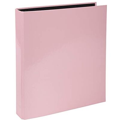Exacompta Réf. 51566E Classeur rigide Aquarel 4 anneaux en D Diamètre 25 mm Dos de 4 cm Dimensions extérieures 31,5 x 27 cm format à classer A4 Coloris rose - Publicité Exacompta Réf. 51566E Classeur rigide Aquarel 4 anneaux en D Diamètre 25 mm Dos de 4 cm Dimensions extérieures 31,5 x 27 cm format à classer A4 Coloris rose - Publicité