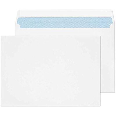 Blake Everyday enveloppe C5 (16.2 x 22.9cm) lot de 500 unités 100 GSM enveloppes blanches avec bande autocollante certifié PEFC et écologique pack múltiple papeterie Modèle 23707 - Publicité Blake Everyday enveloppe C5 (16.2 x 22.9cm) lot de 500 unités 100 GSM enveloppes blanches avec bande autocollante certifié PEFC et écologique pack múltiple papeterie Modèle 23707 - Publicité