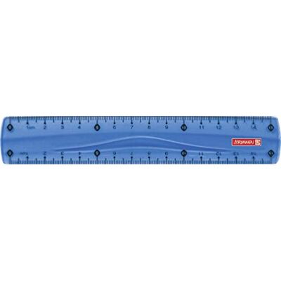 BRUNNEN Colour Code Règle pour gaucher et droitier, 15 cm, plusieurs couleurs disponibles 15 cm blau/azur - Publicité BRUNNEN Colour Code Règle pour gaucher et droitier, 15 cm, plusieurs couleurs disponibles 15 cm blau/azur - Publicité