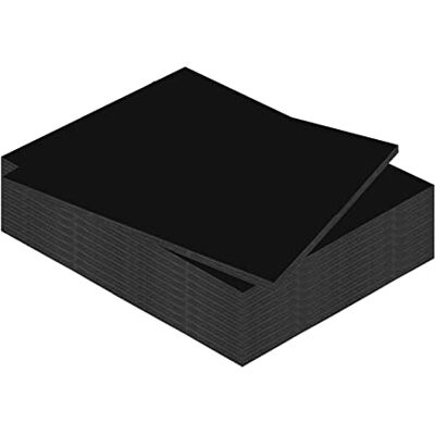 Kangaro Lot de 10 plaques de mousse Noir 50 x 70 cm 10 mm Pour travaux manuels, présentation, modélisme, passe-partout - Publicité Kangaro Lot de 10 plaques de mousse Noir 50 x 70 cm 10 mm Pour travaux manuels, présentation, modélisme, passe-partout - Publicité